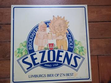 Sezoen bier - reclamebord