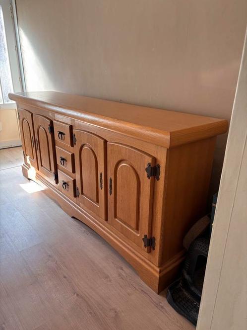 echt eiken, op maat gemaakt! gn merk, Huis en Inrichting, Kasten | Dressoirs, Gebruikt, 200 cm of meer, 50 tot 75 cm, Met lade(s)