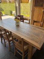 Kloostertafel met 6 stoelen, Huis en Inrichting, Ophalen, Gebruikt