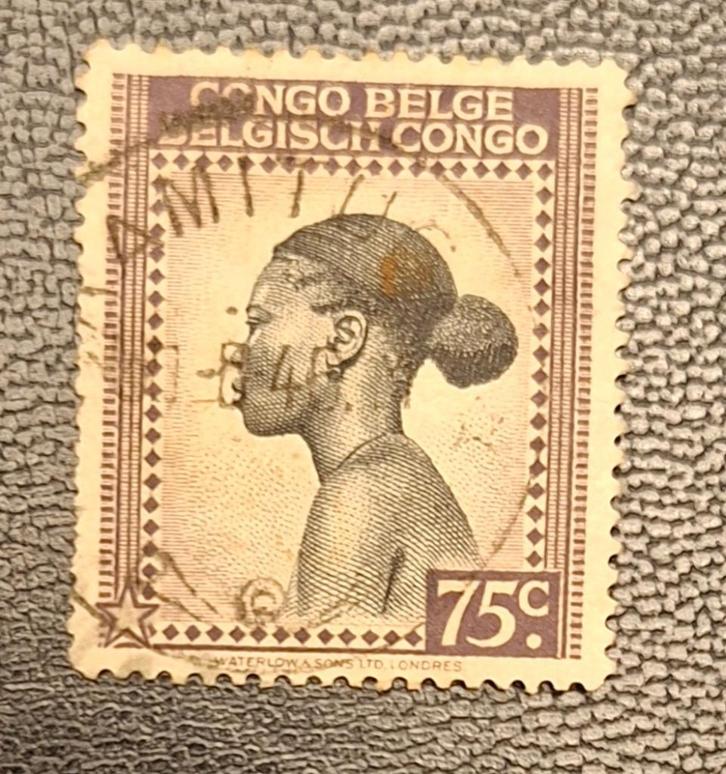Postzegel Belgisch Congo OBP 256, Postzegels en Munten, Postzegels | Europa | België, Gestempeld, Gestempeld, Ophalen of Verzenden