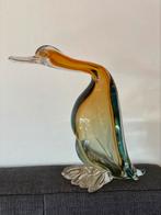 Eend - vogel - in Murano glas, Antiek en Kunst, Ophalen of Verzenden