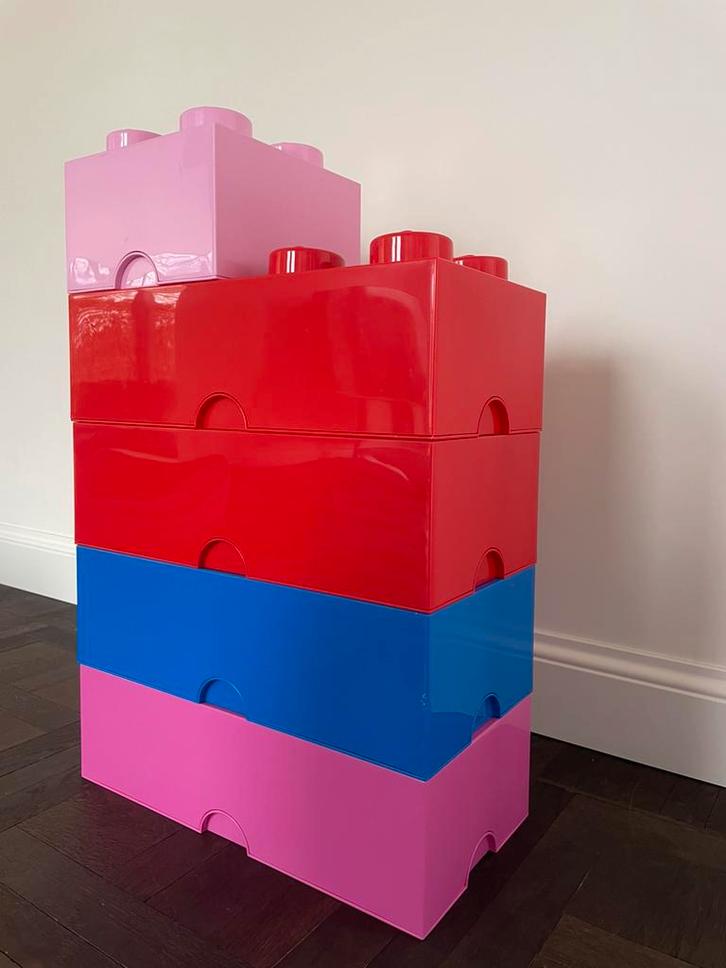 LEGO opbergbox , LEGO opbergblok opbergdoos, Kinderen en Baby's, Kinderkamer | Commodes en Kasten, Zo goed als nieuw, Ophalen