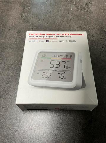 Nieuw! SwitchBot Meter Pro (CO2 Monitor) beschikbaar voor biedingen