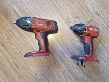 Hilti 22 Volt Slagmoersleutel Klein of Groot ! beschikbaar voor biedingen