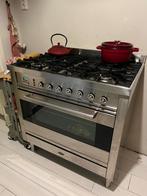 Boretti gasfornuis en oven, Elektronische apparatuur, Fornuizen, Ophalen, 60 cm of meer, Zo goed als nieuw, Hete lucht