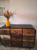 Metalen / houten kast. Industie look, Huis en Inrichting, Ophalen