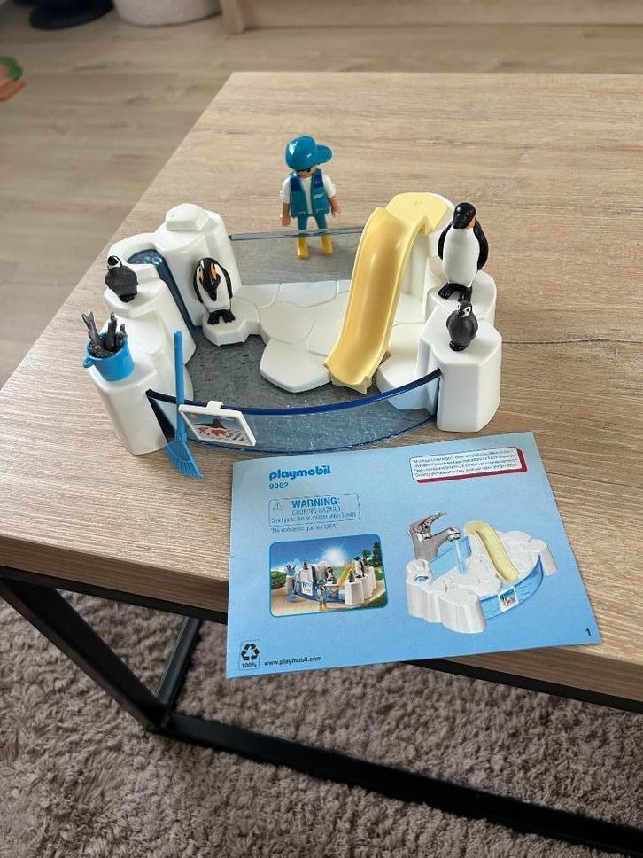 Pinguïn verblijf 9062, Kinderen en Baby's, Speelgoed | Playmobil, Gebruikt, Complete set, Ophalen of Verzenden