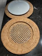 Bamboo onderzetters voor grote borden, Huis en Inrichting, Ophalen, Nieuw, Bord