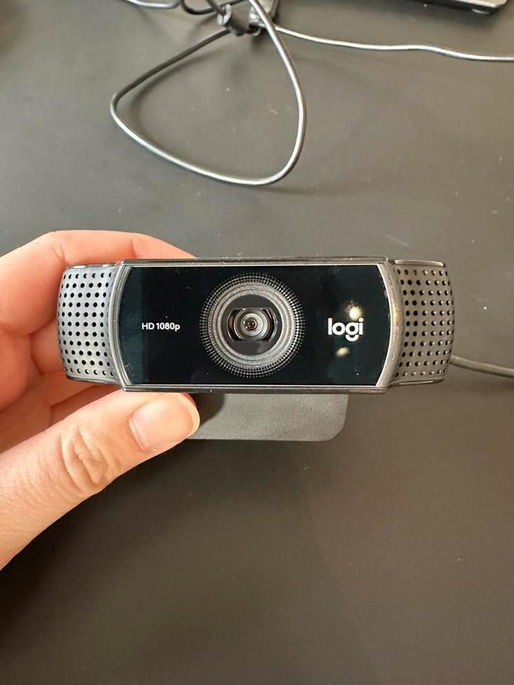 Webcam Logitech HD 1080p C922 Pro Stream, Informatique & Logiciels, Webcams, Comme neuf, Enlèvement