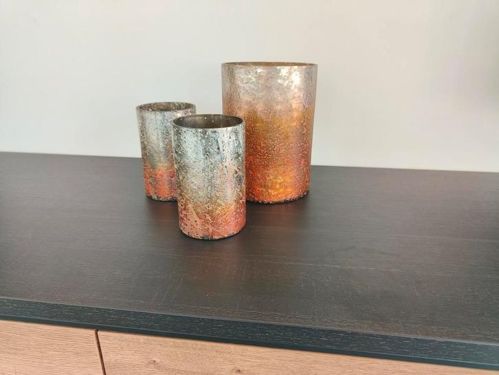 Set kaarsenhouders/vazen van PTMD Collection, Huis en Inrichting, Woonaccessoires | Kandelaars en Kaarsen, Zo goed als nieuw, Ophalen