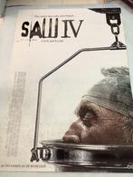 SAW 4   FILMPOSTER   70-100 cm, Ophalen of Verzenden