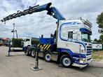 Scania R500 8x2 + CRANE 100Tm! PALFINGER PK100002 G 8x + 1 M, Auto's, Vrachtwagens, Automaat, Leder, Bedrijf, Diesel