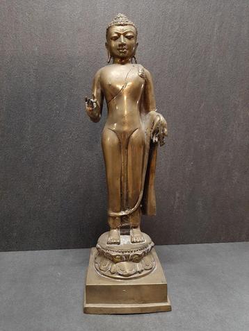 Bronzen Boeddha-Karana Mudra