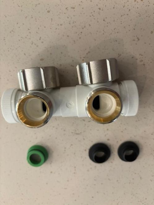 Radiator kraan onderblok haaks bws aktie, Doe-het-zelf en Bouw, Overige Doe-Het-Zelf en Bouw, Nieuw, Ophalen of Verzenden