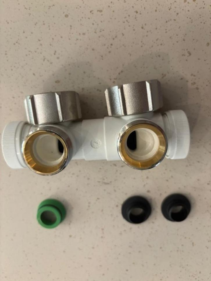 Radiator kraan onderblok haaks bws aktie, Doe-het-zelf en Bouw, Overige Doe-Het-Zelf en Bouw, Nieuw, Ophalen of Verzenden