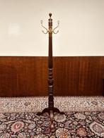 Engelse vrijstaande mahonie Kapstok met messing haken, Antiek en Kunst, Ophalen of Verzenden