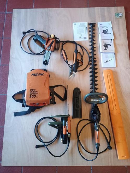 Pellenc heggenschaar, snoeischaar, kettingzagen,..., Tuin en Terras, Hand-tuingereedschap, Gebruikt, Ophalen of Verzenden