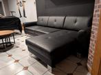 Canapé simili-cuir avec méridienne réversible !!Comme neuf!!, Enlèvement, Cuir
