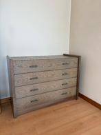 ladenkast / commode + kleiner ladenkastje - grijsbruin, Ophalen, Gebruikt, Overige houtsoorten, Klassiek