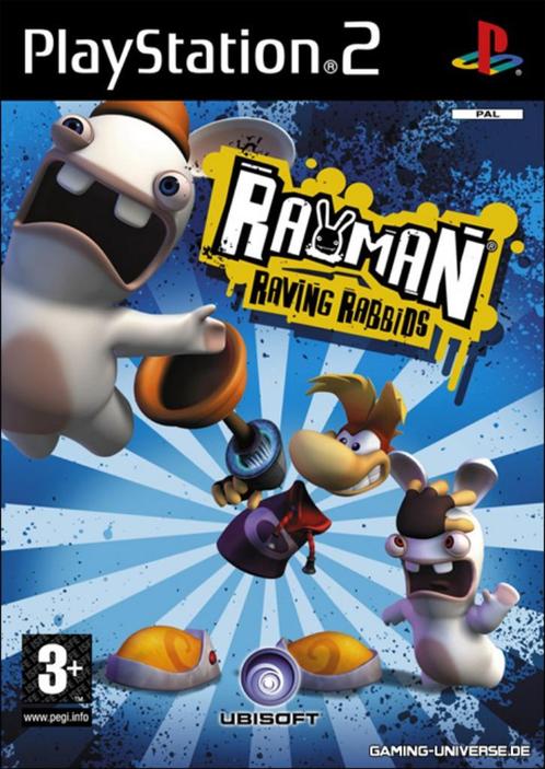 Rayman Raving Rabbids (sans livret), Consoles de jeu & Jeux vidéo, Jeux | Sony PlayStation 2, Utilisé, Autres genres, 1 joueur
