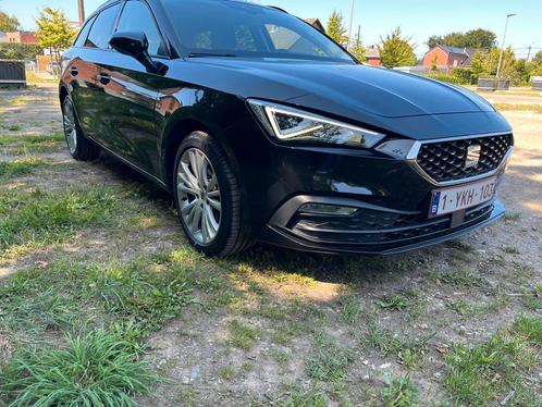 SEAT LEON 2.0TDI 150PK DSG, Auto's, Seat, Bedrijf, Leon, Airconditioning, Diesel, Euro 6, Break, 5 deurs, Automaat, Zwart, Ophalen