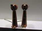 Vintage Midcentury Katten peper- en zoutstel jaren 60 Japan, Antiek en Kunst, Curiosa en Brocante, Ophalen of Verzenden