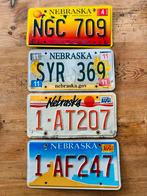 Amerikaanse nummerplaat/nummerplaten Nebraska USA, Auto's, Gebruikt, Ophalen of Verzenden