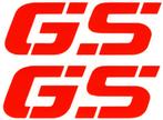 BMW GS sticker set #4, Verzenden