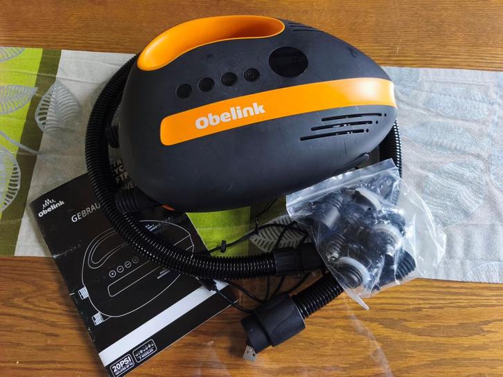 Pompe Obelink pour tente  Cyclone avec batterie, Caravans en Kamperen, Luchtpompen, Zo goed als nieuw, Elektrisch, Ophalen of Verzenden