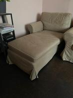 Tweezit en longchair, Ophalen, Hout, 150 tot 200 cm, Tweepersoons