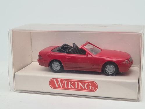 Mercedes Benz 500SL cabriolet - Wiking 1/87, Hobby en Vrije tijd, Modelauto's | 1:87, Zo goed als nieuw, Auto, Wiking, Verzenden