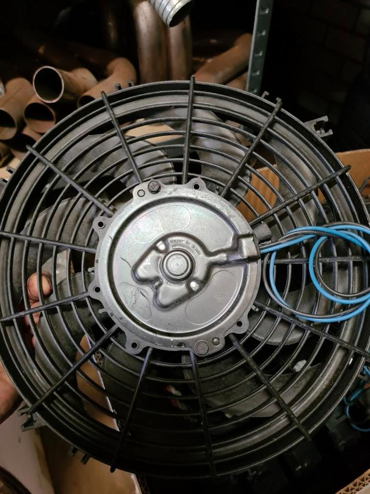 Tripac ventilator 12v blazend / zuigend 282mm koelfan., Auto-onderdelen, Airco en Verwarming, Nieuw, Ophalen of Verzenden