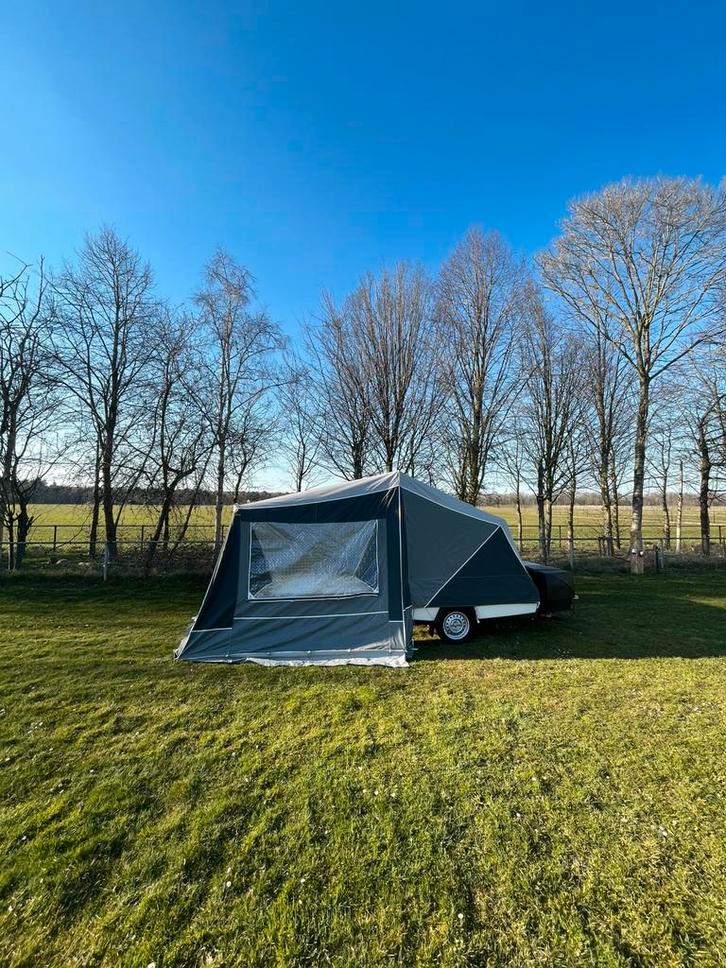 Super Mooie Camplet Basic Vouwwagen in nieuwstaat, Caravans en Kamperen, Tenten, Zo goed als nieuw, Ophalen