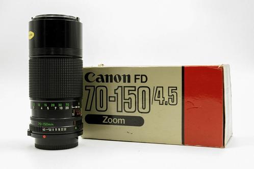 Canon FD 70-150mm F4.5 Zoom + Boite, TV, Hi-fi & Vidéo, Appareils photo analogiques, Comme neuf, Reflex miroir, Canon, Enlèvement ou Envoi