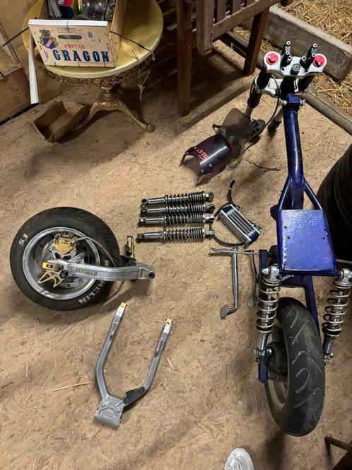 Monkey verlengd kader - Dax kader + onderdelen, Fietsen en Brommers, Brommeronderdelen | Algemeen, Blok, Ophalen