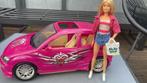 Barbie met auto, Kinderen en Baby's, Gebruikt, Ophalen of Verzenden, Barbie