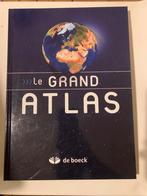 Le Grand Atlas - Ed. de Boeck en très bon état!, Boeken, Atlassen en Landkaarten, Gelezen, Frankrijk