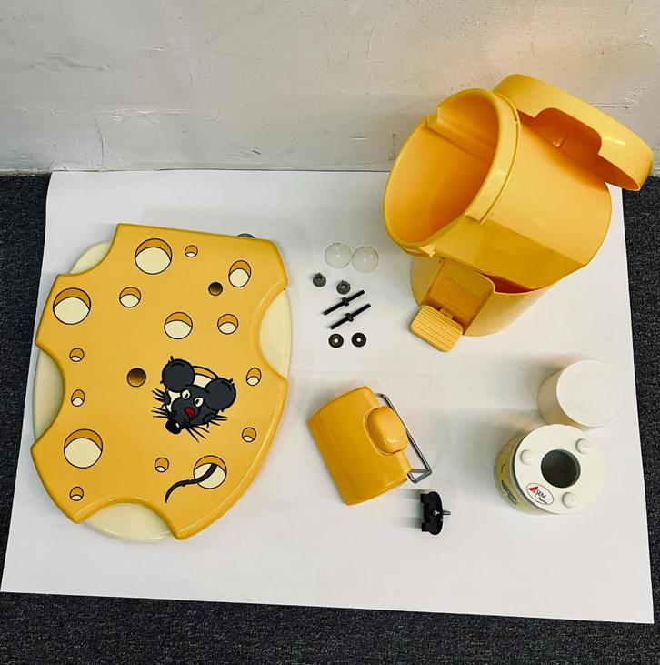 WC-accessoires, Huis en Inrichting, Badkamer | Badtextiel en Accessoires, Nieuw, Overige typen, Geel, Ophalen