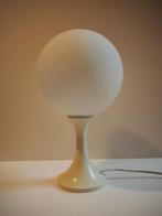 Space Age tafellamp, conische lamp, 1970s, Huis en Inrichting, Lampen | Lampenkappen, Space Age, Gebruikt, 25 tot 50 cm, Wit