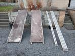 Plate-forme aluminium/bois pour échafaudage + 6 entretoises, Bricolage & Construction, Enlèvement