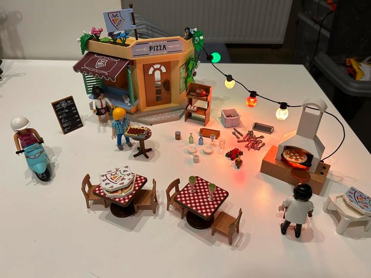 Playmobil pizzeria 70336, Kinderen en Baby's, Speelgoed | Playmobil, Zo goed als nieuw, Ophalen of Verzenden