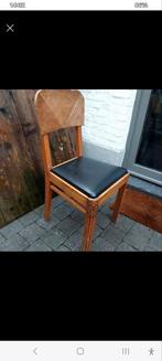 Vintage handmade houten stoelen, Antiek en Kunst, Antiek | Meubels | Stoelen en Sofa's, Ophalen