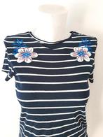 Marinière neuve bleu à rayures et broderie taille XS, Ophalen of Verzenden, Zo goed als nieuw