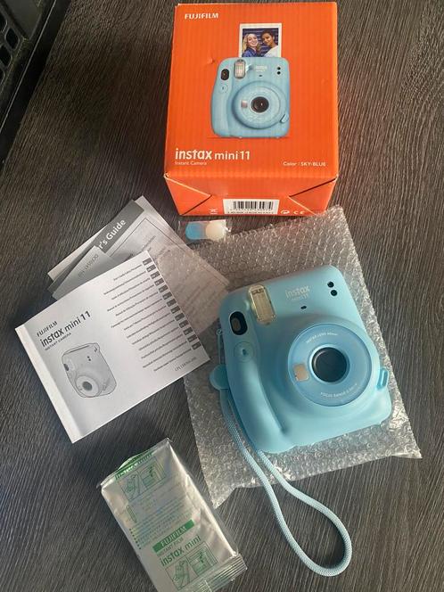 Fujifilm Instax Mini 11 - sky blue, Audio, Tv en Foto, Fotocamera's Digitaal, Zo goed als nieuw, Fuji, Ophalen
