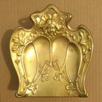 Ramasse miettes Art Nouveau avec sa brosse., Enlèvement ou Envoi, Cuivre