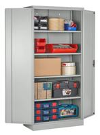 Stalen kast met 4 legplanken, Ophalen, Nieuw, 50 tot 100 cm, Met slot