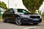 BMW 530d Touring **M-Sport** Hybride, Auto's, Automaat, Blauw, Leder, Bedrijf