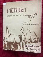 Boek Louis Paul Boon - Menuet (Franse uitgave), Boeken, Ophalen of Verzenden, Zo goed als nieuw
