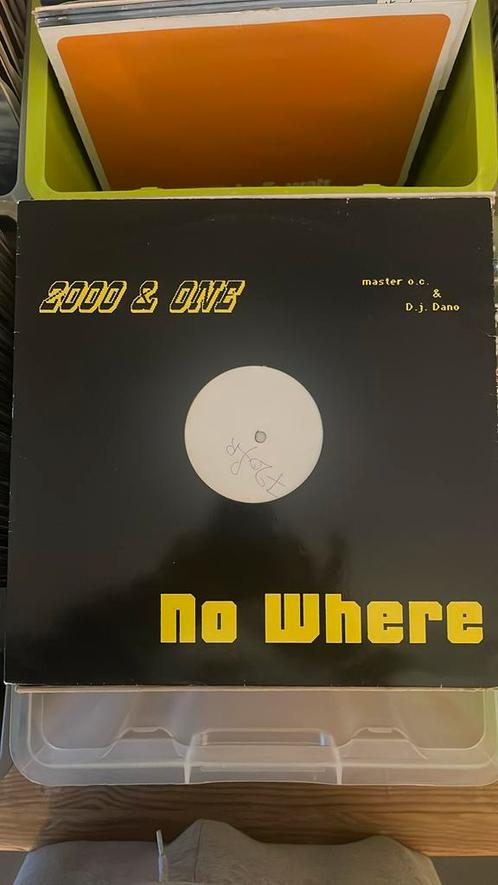 2000 & One - Nowhere (12", Whitelabel) techno classic, CD & DVD, Vinyles | Dance & House, Utilisé, Techno ou Trance, 12 pouces