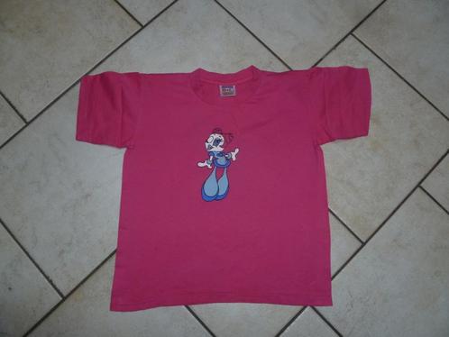 Fuchia t-shirt maat 122, Kinderen en Baby's, Kinderkleding | Maat 122, Zo goed als nieuw, Meisje, Overige typen, Ophalen of Verzenden